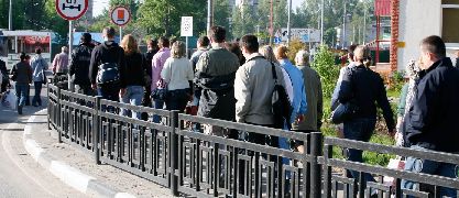 наружная реклама самый многорюдный переход