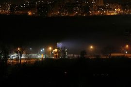 наружная реклама эркан ночью