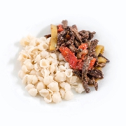  макароны с печенью
